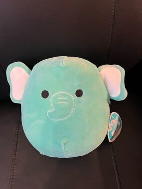Squishmallows Mint Green Elephant Plush Diego